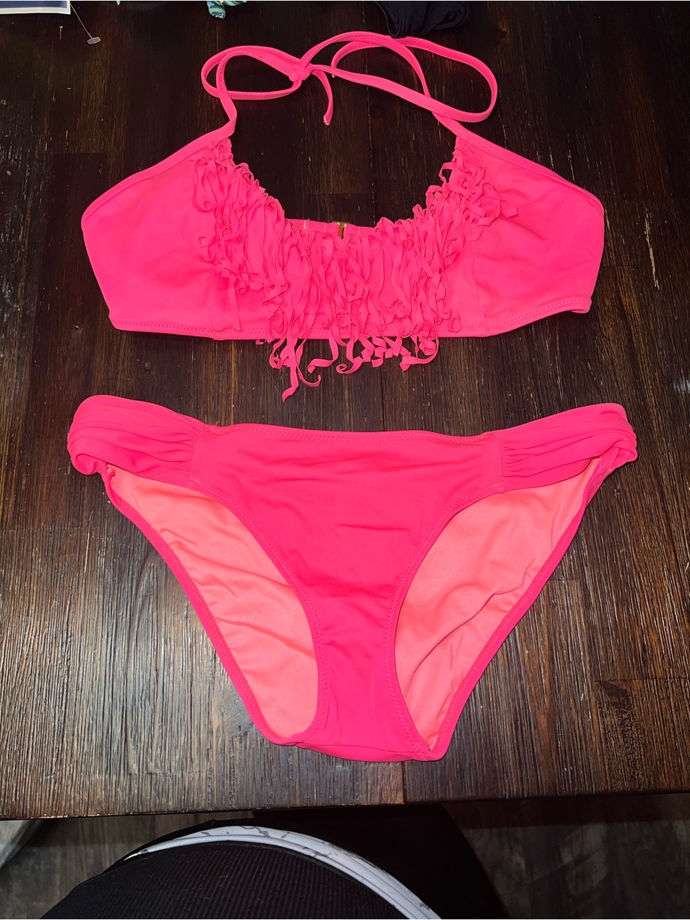 Hot Pink 2 Piece Bathing Suit